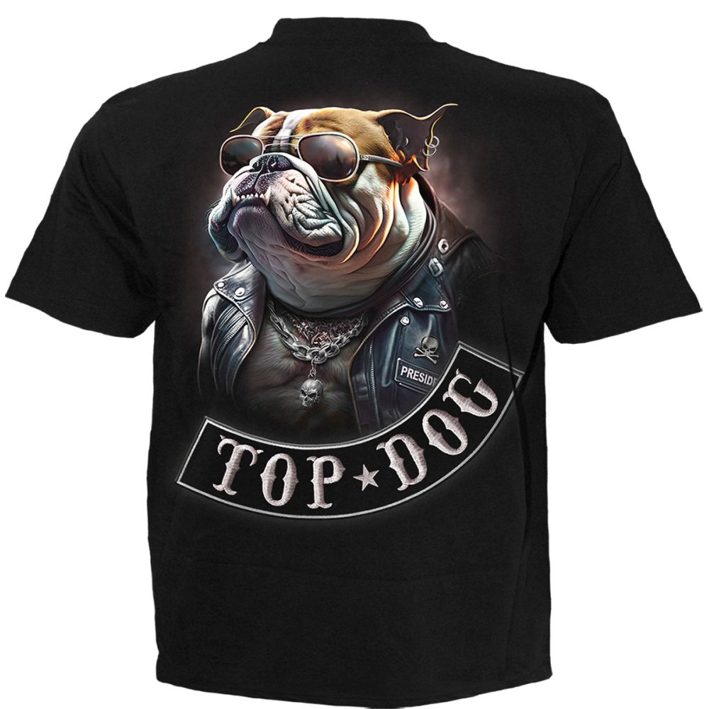 Spiral - Top Dog Mens T-shirt - Black